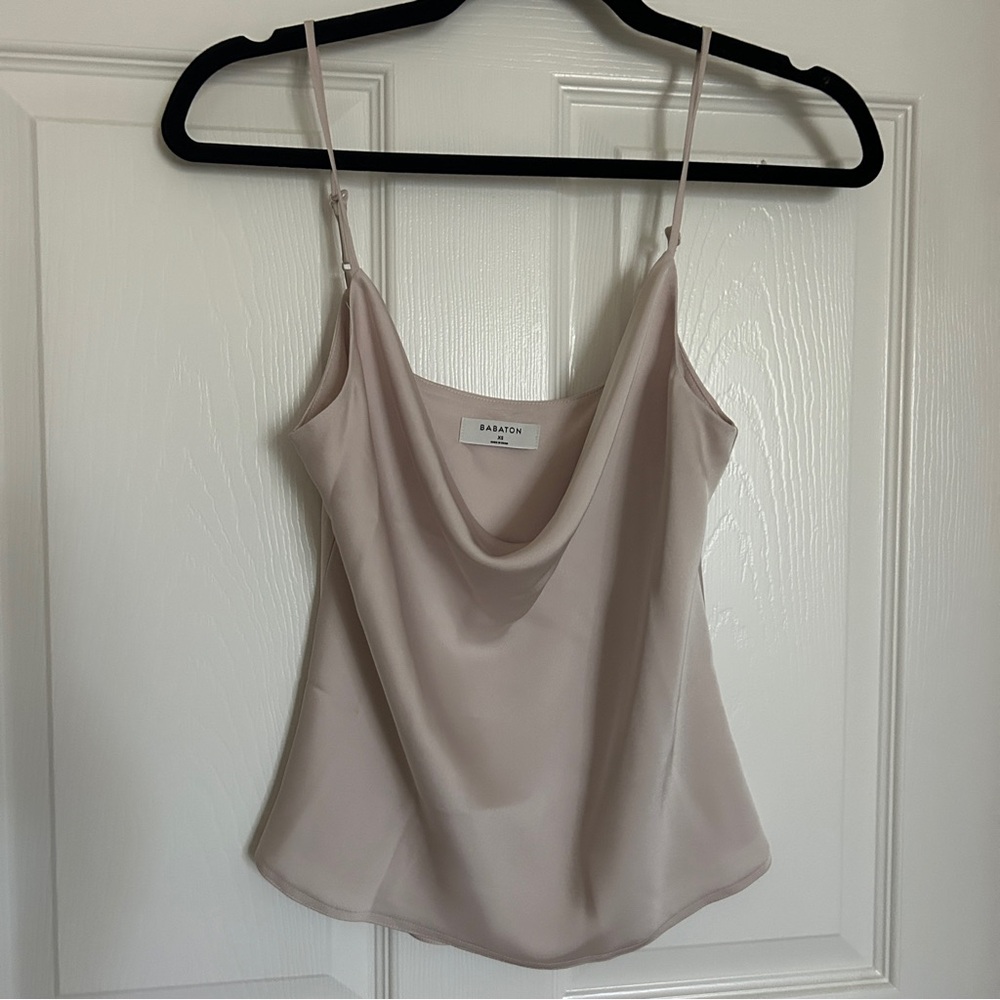 Aritzia Cream Cowl Neck Camisole